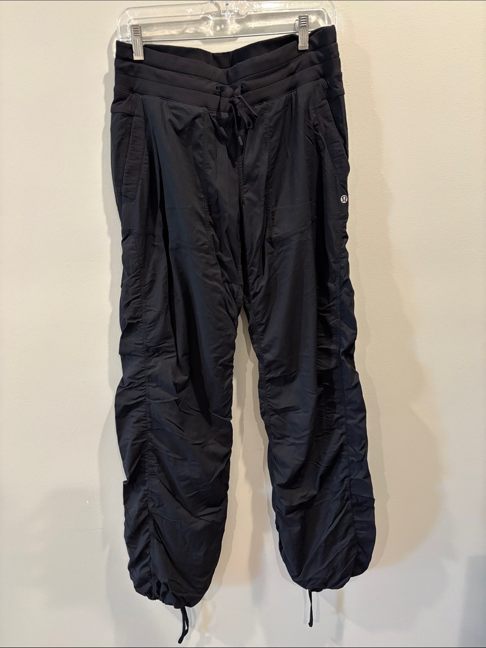 lululemon athletica lined black dance studio pant 8T